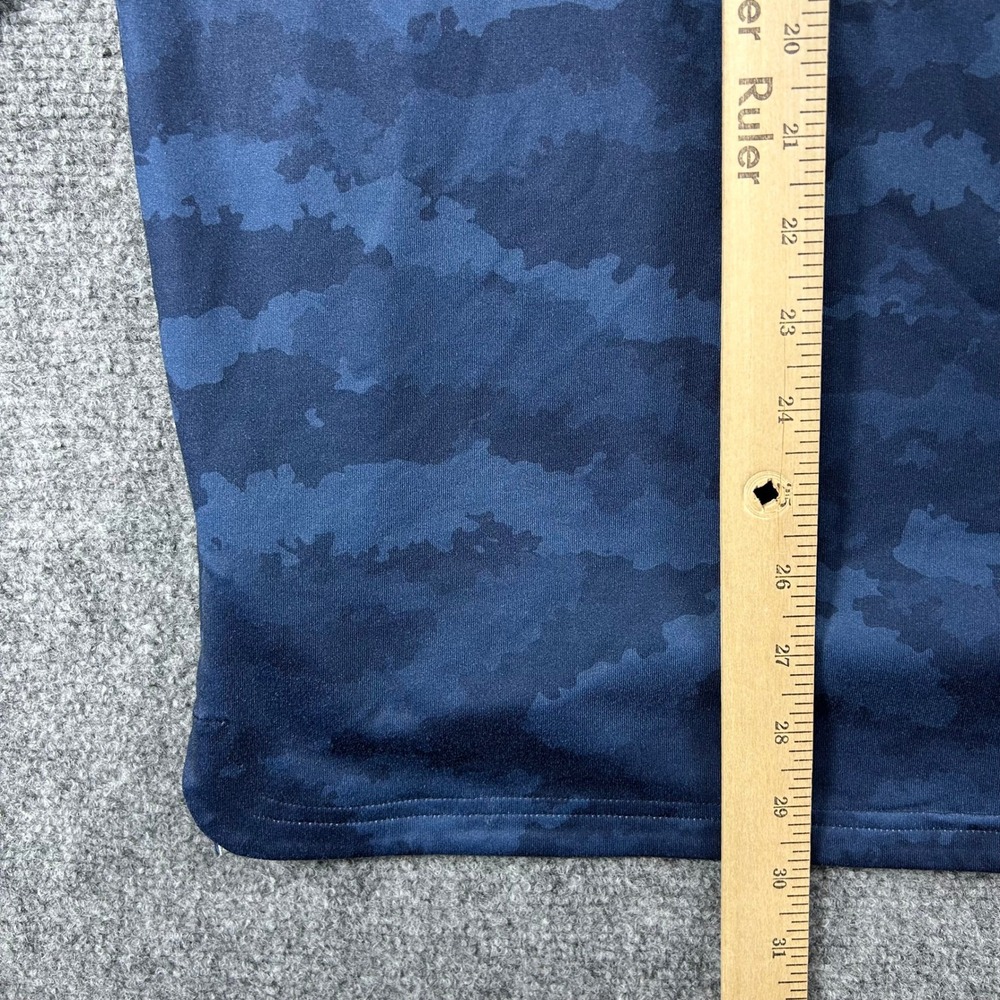 Puma Volition America Hoodie Mens L Blue Camo Golf Performance Pullover Flag - Picture 8 of 8